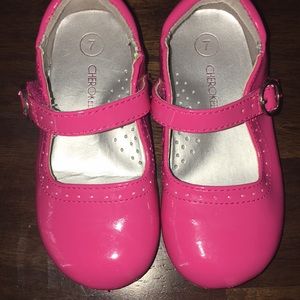 Cherokee pink patent shoes. Toddler size 7